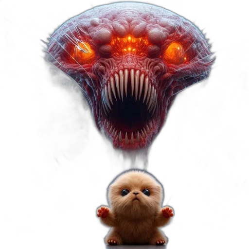 creature, mask, staff, face, concept art, 3d render, photorealistic, fantasy art transparent PNG cut-out