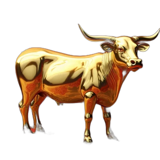 animal, jewelry, concept art, photorealistic, 3d render, pixel art, golden, 2010 transparent PNG cut-out