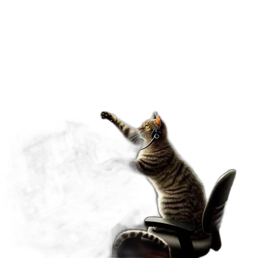 staff, animal, weapon, robot, concept art, photorealistic, fantasy art, pixel art transparent PNG cut-out