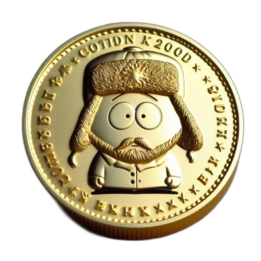 crown, food, hat, jewelry, 3d render, golden, coin, features transparent PNG cut-out