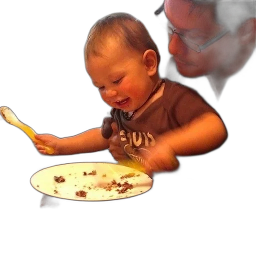 food, face, creature, photorealistic, concept art, 3d render, oil painting, baby transparent PNG cut-out