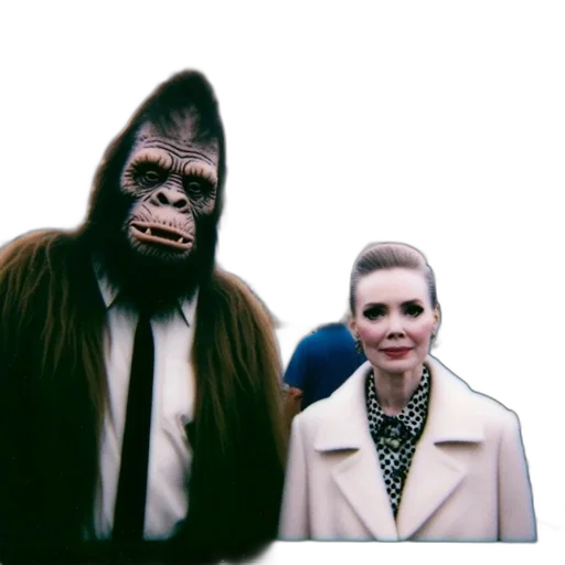 animal, jacket, creature, mask, outer space, amusing, photo, shows transparent PNG cut-out
