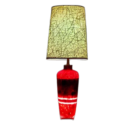 bottle, umbrella, furniture, crown, 3d render, photorealistic, red, lava transparent PNG cut-out