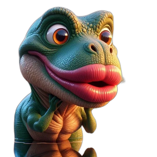 dragon, creature, animal, face, 3d render, photorealistic, concept art, anthropomorphic transparent PNG cut-out