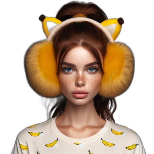 hat, hair, creature, crown, concept art, fantasy art, 3d render, photorealistic transparent PNG cut-out