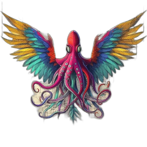 dragon, jewelry, crown, jacket, fantasy art, watercolor, concept art, 3d render transparent PNG cut-out
