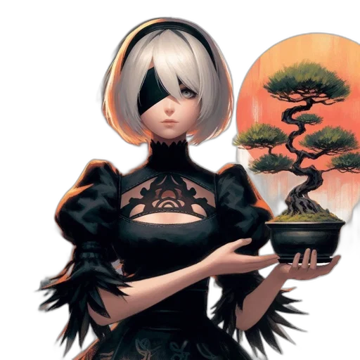 food, concept art, fantasy art, pixel art, comic book art, dark, monochrome, animated transparent PNG cut-out