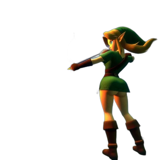 weapon, dress, staff, 3d render, concept art, pixel art, green, fantasy transparent PNG cut-out