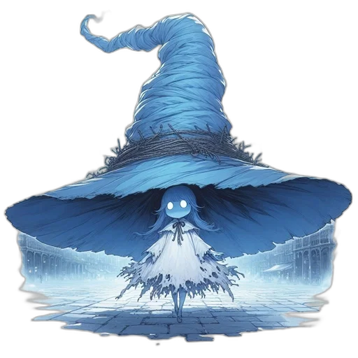 hat, crown, bottle, dress, concept art, fantasy art, pixel art, 3d render transparent PNG cut-out