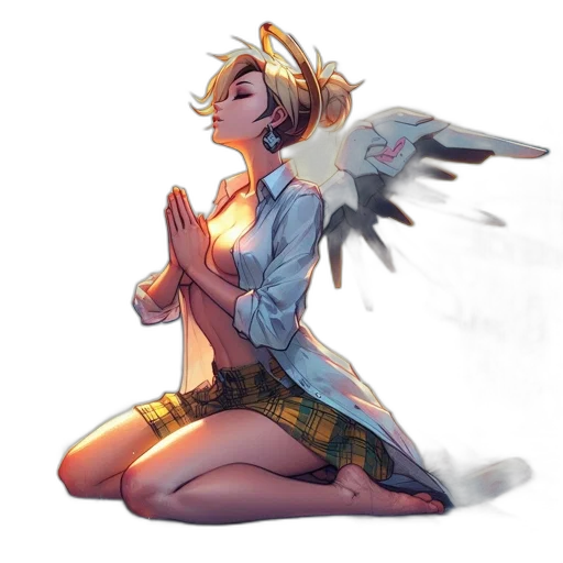 staff, dress, concept art, fantasy art, pixel art, anime, golden, pastel transparent PNG cut-out