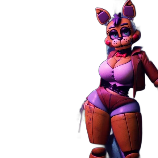 mask, dress, animal, creature, 3d render, concept art, vaporwave, cyberpunk transparent PNG cut-out