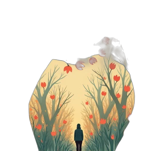bottle, mask, jacket, flower, concept art, watercolor, pixel art, fantasy art transparent PNG cut-out
