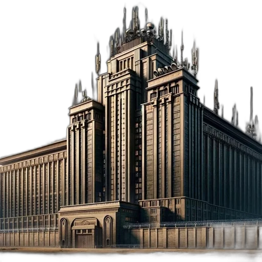 building, furniture, concept art, 3d render, photorealistic, imposing, structure, blends transparent PNG cut-out