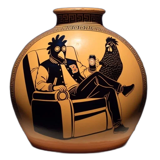 bottle, anime, fantasy art, cartoon, concept art, fire, large, orange-brown transparent PNG cut-out