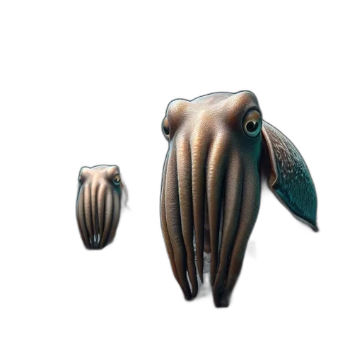 jewelry, creature, animal, mask, 3d render, concept art, photorealistic, underwater transparent PNG cut-out