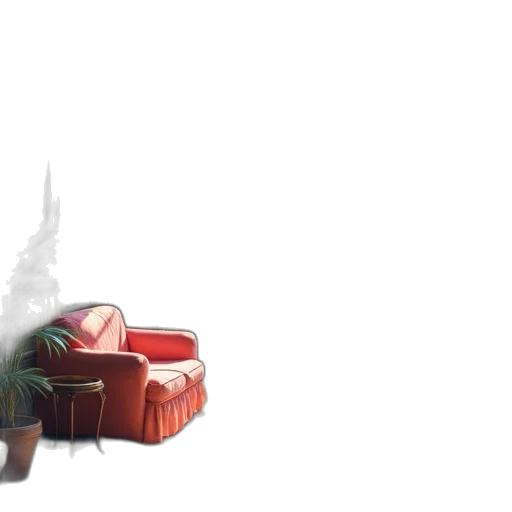 furniture, robot, crown, hat, concept art, 3d render, pixel art, fantasy art transparent PNG cut-out