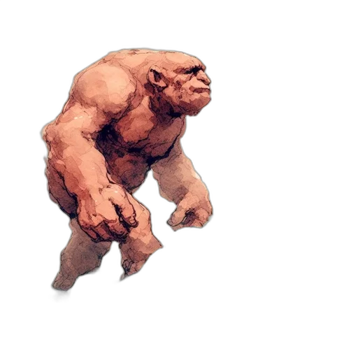 creature, animal, face, weapon, concept art, 3d render, photorealistic, fantasy art transparent PNG cut-out