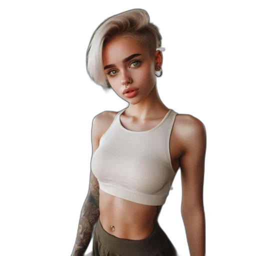 jacket, dress, jewelry, hair, photorealistic, pixel art, fantasy art, concept art transparent PNG cut-out
