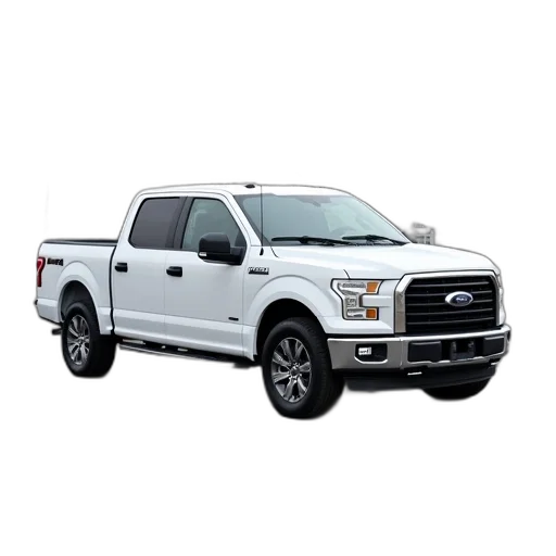 car, white, 2016, ford transparent PNG cut-out