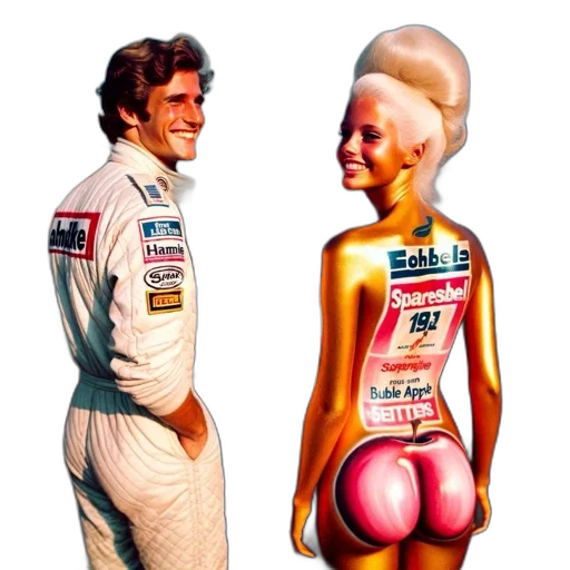 dress, jacket, hair, concept art, photorealistic, outer space, two, racers transparent PNG cut-out