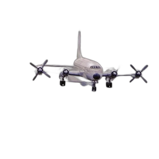 weapon, animal, 3d render, concept art, vintage, airplane, four, propellers transparent PNG cut-out