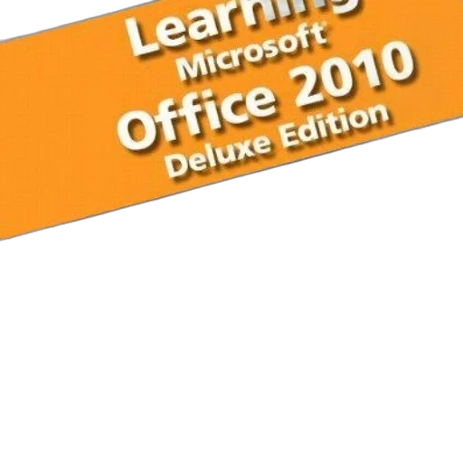 3d render, cover, learning, microsoft, office, 2010, deluxe, edition transparent PNG cut-out