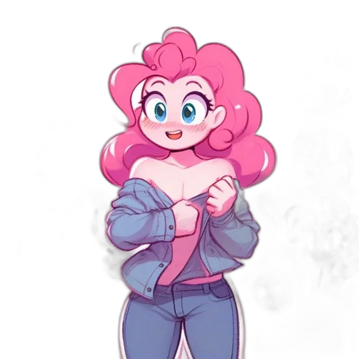 jacket, dress, robot, creature, concept art, cartoon, vaporwave, watercolor transparent PNG cut-out