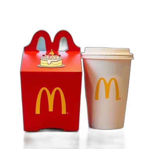food, crown, shoes, 3d render, photorealistic, concept art, red, mcdonald transparent PNG cut-out