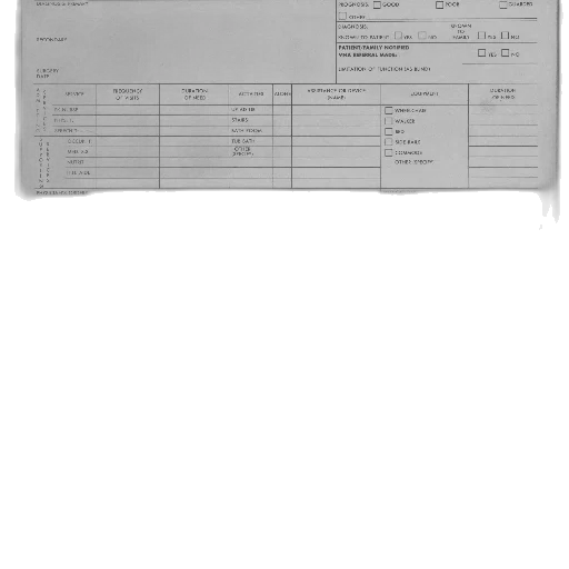staff, blank, medical, social, information, form, various, fields transparent PNG cut-out