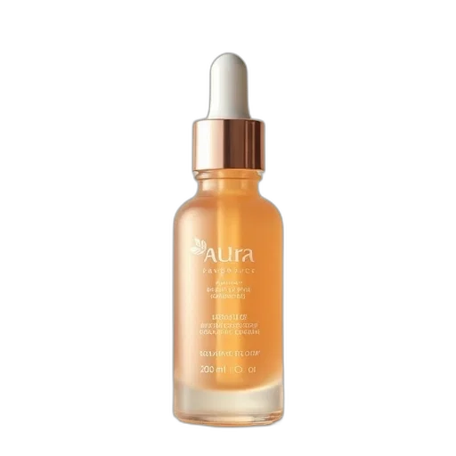 bottle, serum, aura, probiotic transparent PNG cut-out