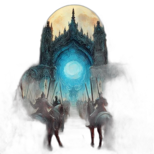 mask, concept art, fantasy art, watercolor, pixel art, fog, night, outer space transparent PNG cut-out