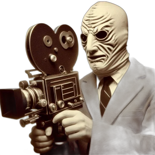 robot, mask, weapon, face, concept art, photorealistic, 3d render, cartoon transparent PNG cut-out