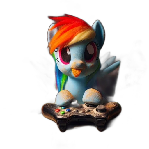 staff, fantasy art, 3d render, concept art, pixel art, colorful, little, pony transparent PNG cut-out