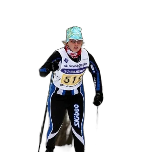 jacket, staff, skier, wearing, bib, number, 515, competing transparent PNG cut-out