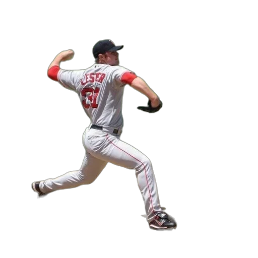 animal, 3d render, pitcher, grey, uniform, red, trim, throwing transparent PNG cut-out