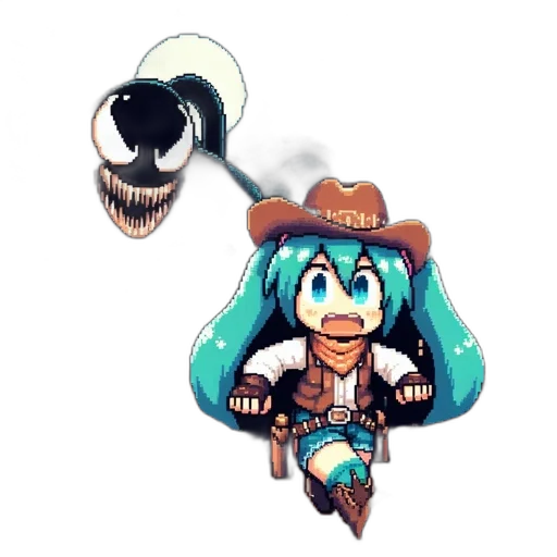 jewelry, hat, staff, mask, pixel art, cartoon, concept art, fantasy art transparent PNG cut-out