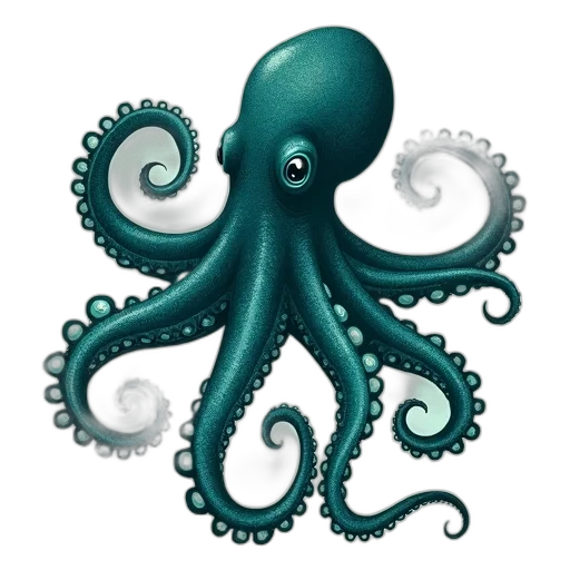 creature, staff, animal, concept art, 3d render, photorealistic, fantasy art, underwater transparent PNG cut-out