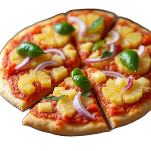 food, 3d render, photorealistic, pizza transparent PNG cut-out
