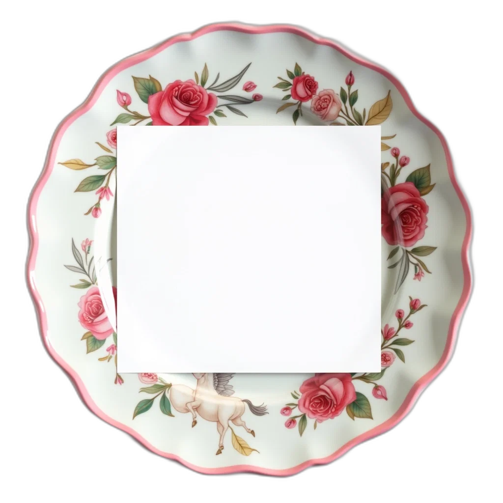 food, crown, flower, furniture, photorealistic, 3d render, pastel, monochrome transparent PNG cut-out