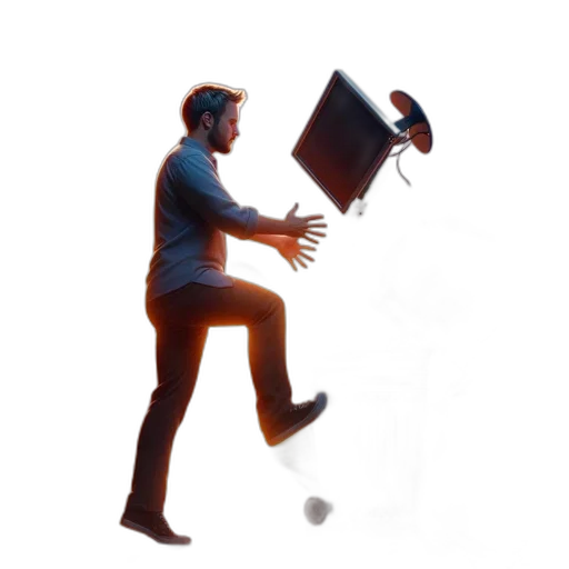 furniture, staff, concept art, 3d render, photorealistic, during, sunset, man transparent PNG cut-out