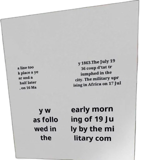 line, too, place, half, later, 1863, july, coup transparent PNG cut-out