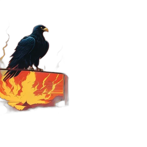 concept art, fire, shattered-disheveled, room, overlooking, inferno-filled, city, boy transparent PNG cut-out