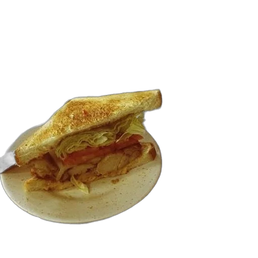 food, crown, jewelry, hat, 3d render, photorealistic, sandwich, lettuce transparent PNG cut-out