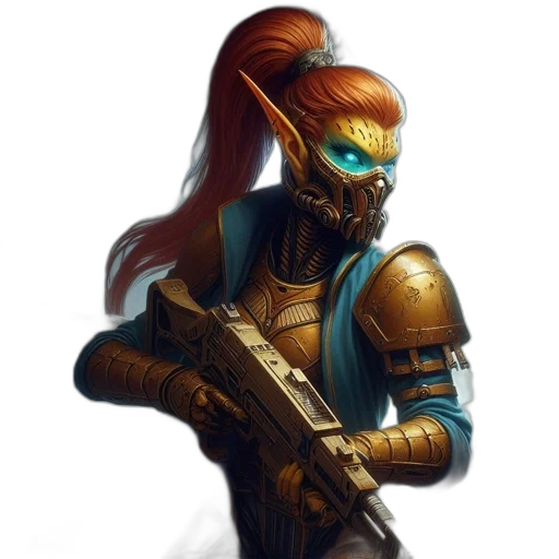 staff, mask, weapon, face, fantasy art, concept art, cyberpunk, comic book art transparent PNG cut-out