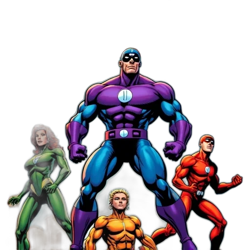 comic book art, concept art, 3d render, second, image, comic, book, cover transparent PNG cut-out