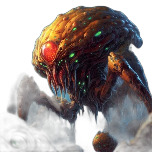creature, animal, robot, mask, concept art, fantasy art, pixel art, 3d render transparent PNG cut-out