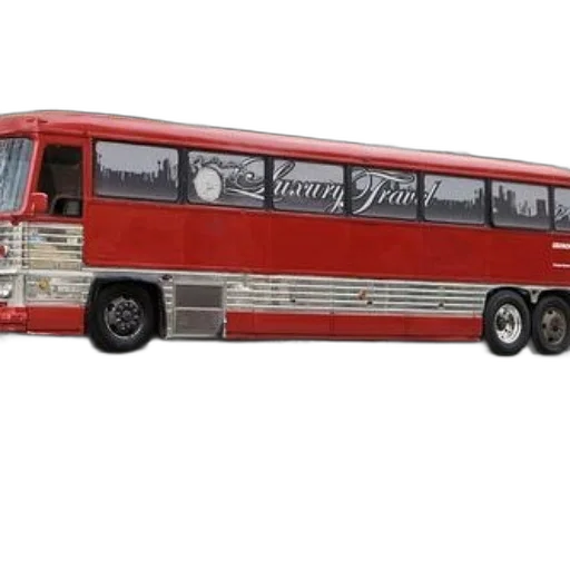 car, 3d render, concept art, photorealistic, red, luxury, travel, bus transparent PNG cut-out
