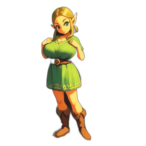 dress, staff, weapon, face, pixel art, concept art, 3d render, fantasy art transparent PNG cut-out