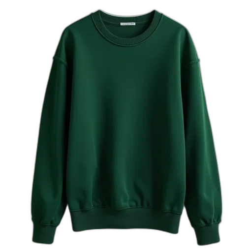 jacket, green, monochrome, earth tones, plain, dark, sweatshirt, ribbed transparent PNG cut-out