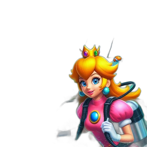 crown, staff, weapon, robot, 3d render, concept art, pixel art, fantasy art transparent PNG cut-out